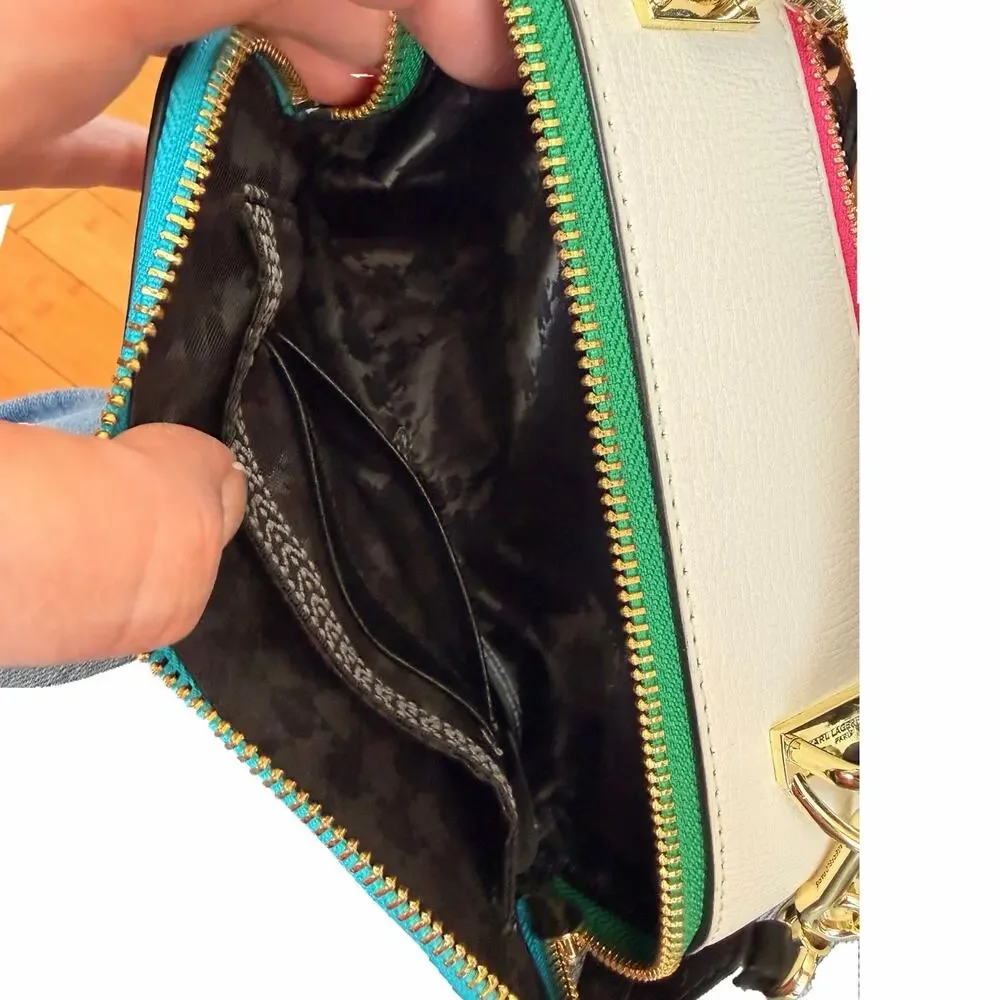 Karl Lagerfeld Paris Agyness Crossbody Bag - Multi-Color Studded